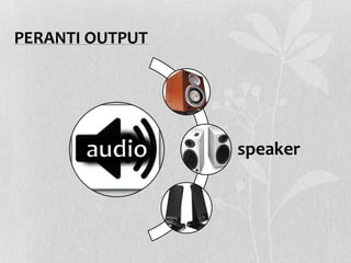 PERANTI OUTPUT
speaker
 