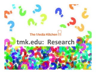  
tmk.edu:	
  	
  Research	
  
 