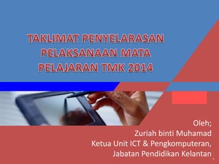 LOGO

Oleh;
Zuriah binti Muhamad
Ketua Unit ICT & Pengkomputeran,
Jabatan Pendidikan Kelantan 1

 