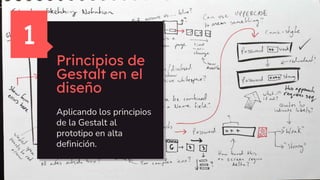 Principios de
Gestalt en el
diseño
Aplicando los principios
de la Gestalt al
prototipo en alta
definición.
1
 