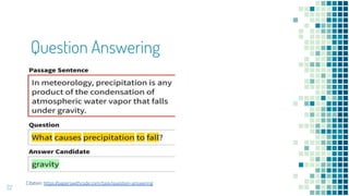 Question Answering
Citation: https://paperswithcode.com/task/question-answering
22
 