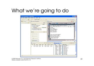 EclipseCon 2009: TmL Tutorial