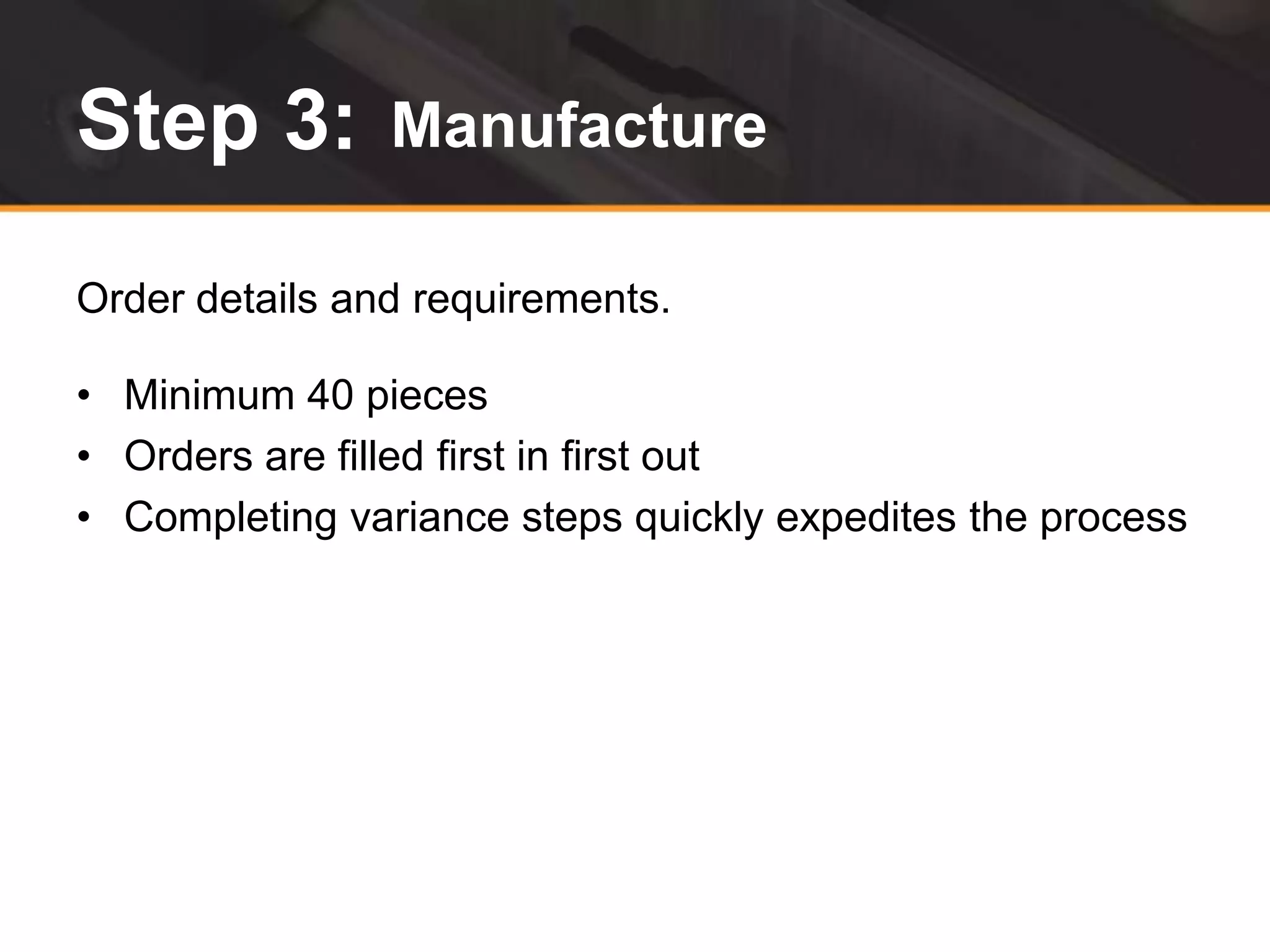 Tactical Machining - Marking Variance Process | PPT