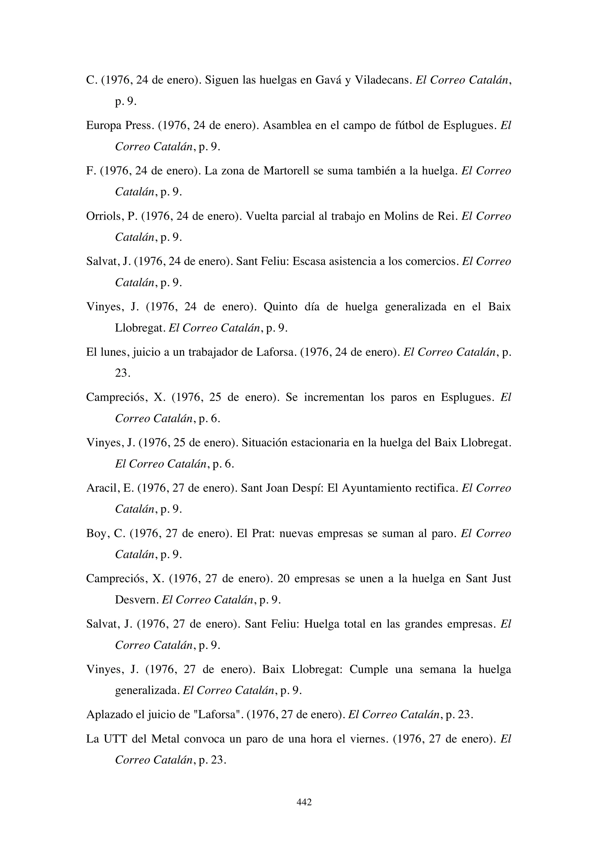 El papel de la prensa en la huelga de Laforsa