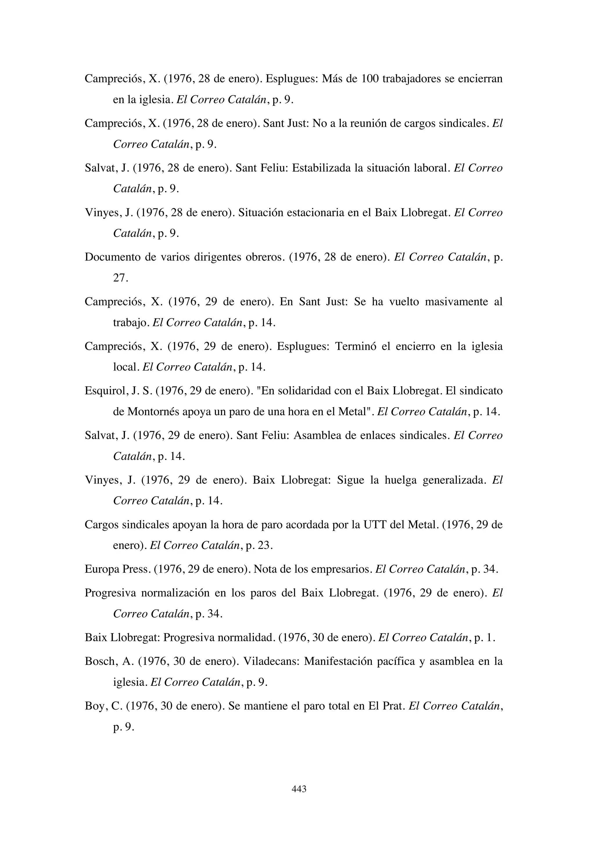 El papel de la prensa en la huelga de Laforsa