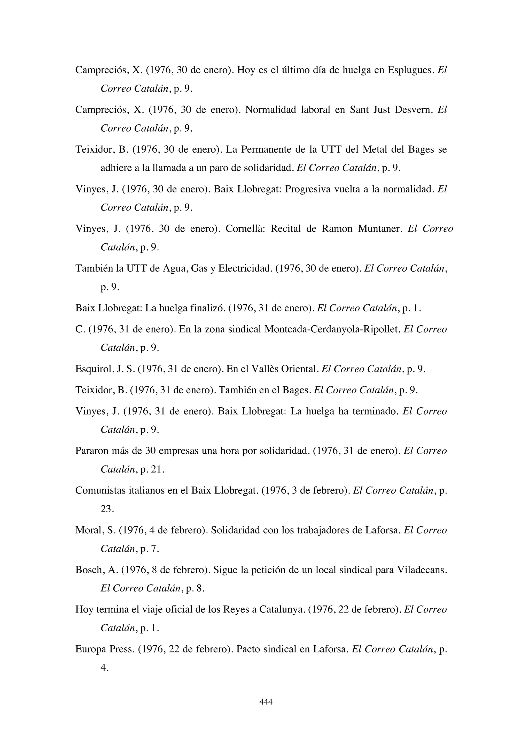 El papel de la prensa en la huelga de Laforsa