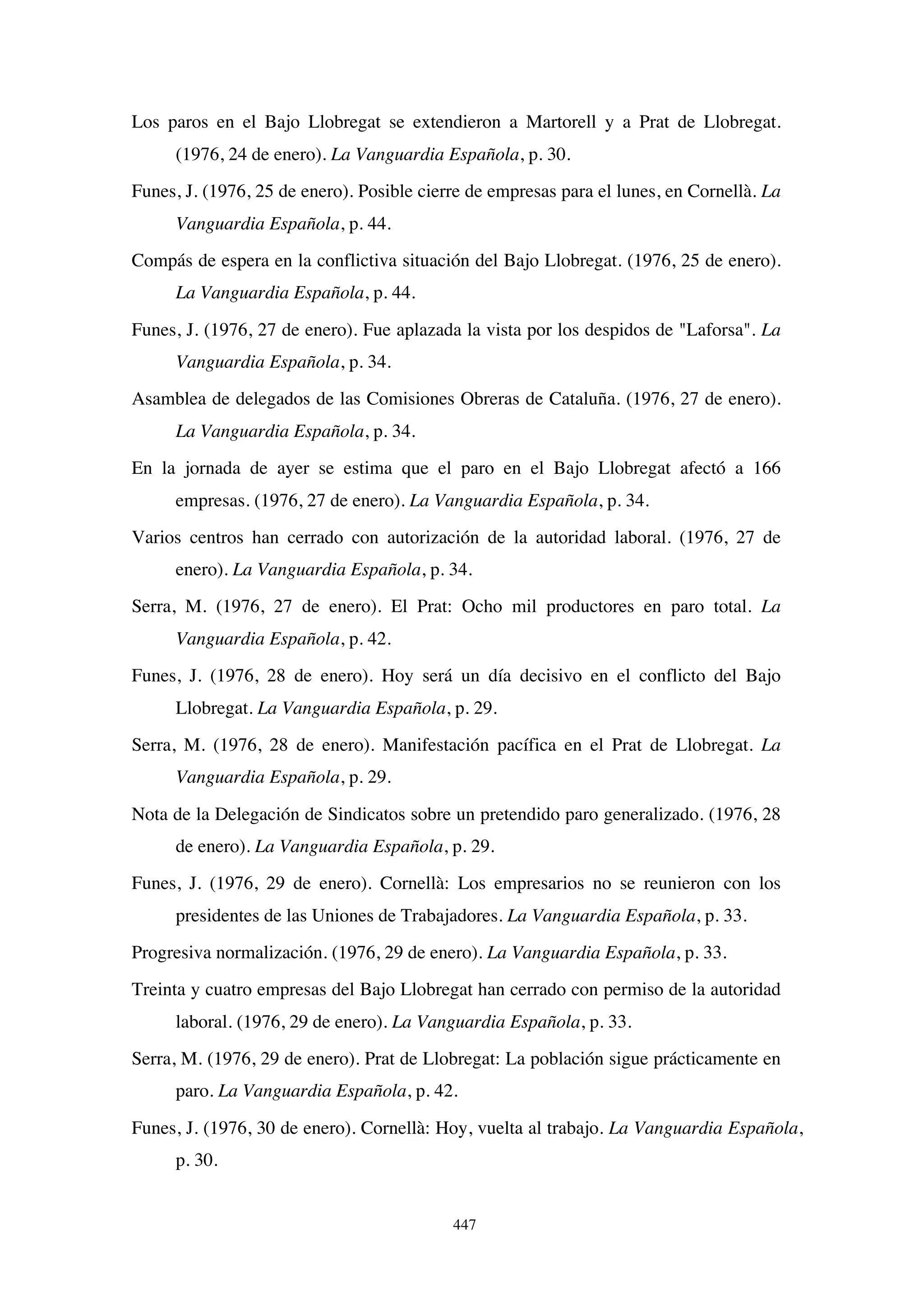 El papel de la prensa en la huelga de Laforsa