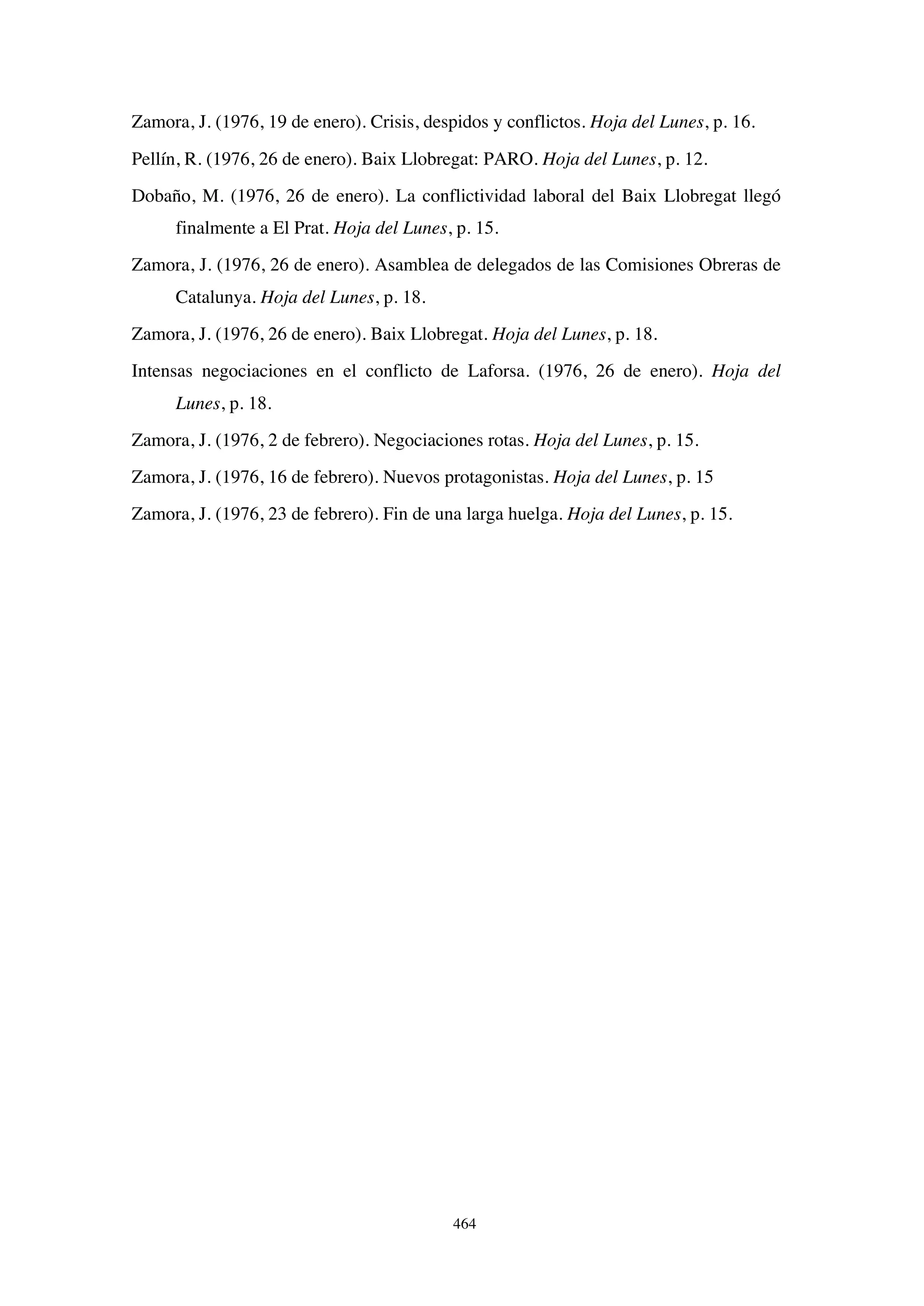 El papel de la prensa en la huelga de Laforsa