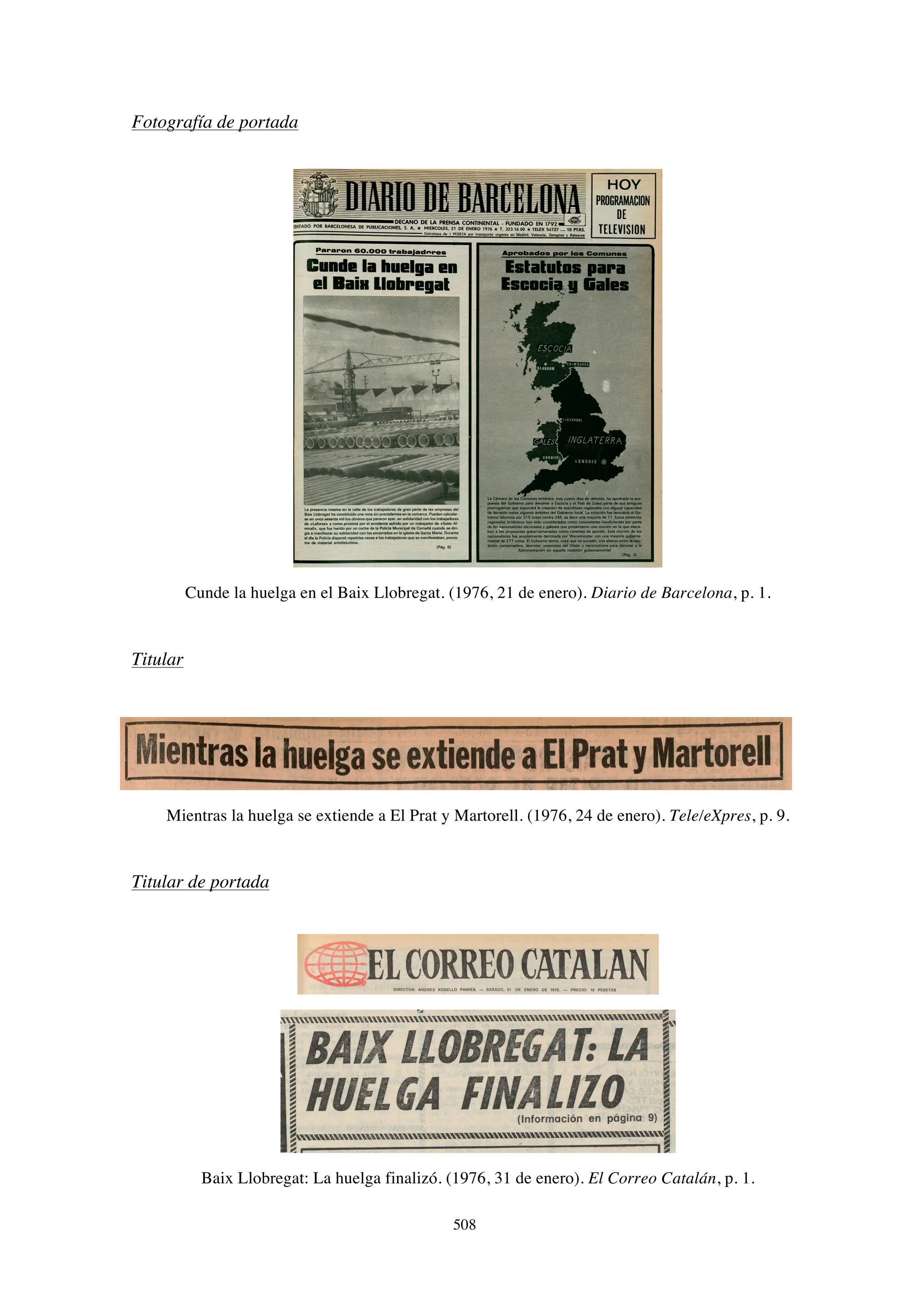 El papel de la prensa en la huelga de Laforsa
