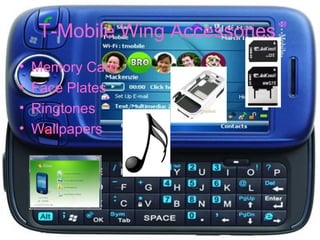 T-Mobile Wing Accessories   Memory Card Face Plates Ringtones  Wallpapers 