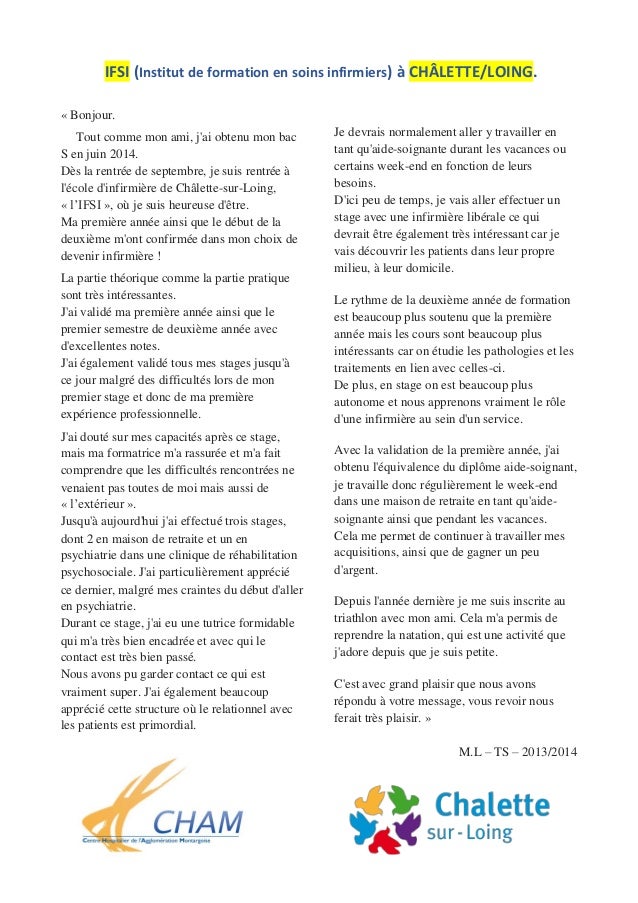 Lettre De Motivation Stage Infirmier Liberal