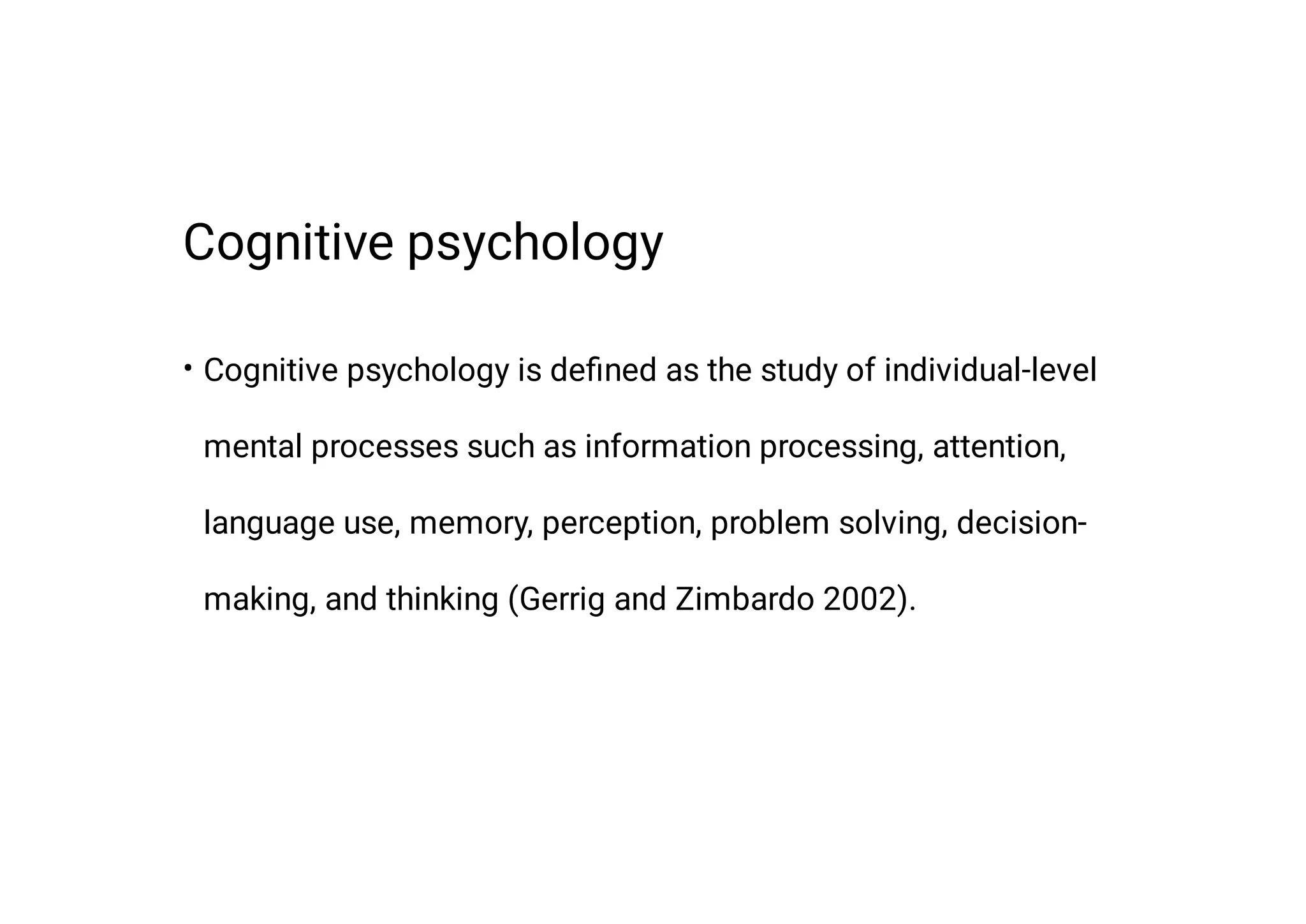 Introduction to psychology | PPT