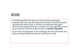 Comprehensive Overview of File Allocation and Disk Scheduling Methods ...