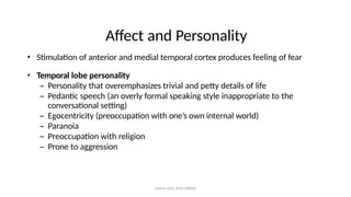 TEMPORAL LOBE ANATOMY, EXAMINATION, DISEASES & SYNDROMES. | PPTX