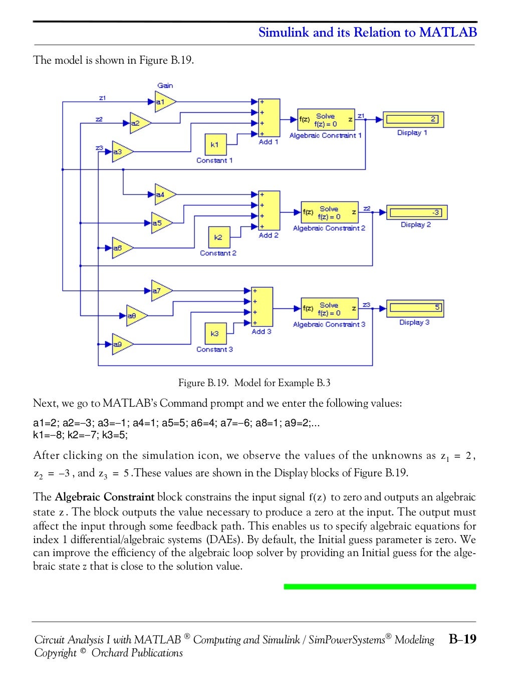 Circuit analysis with matlab computing and simulinkmodeling