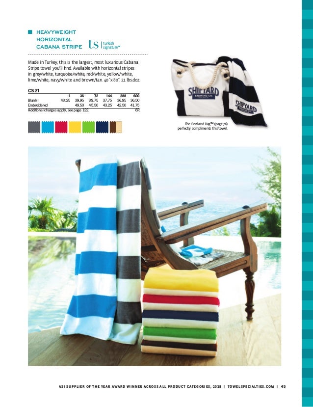 Towel Specialties 2019 Catalog