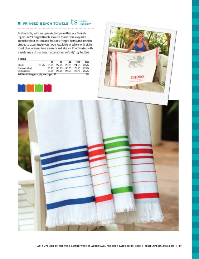 Towel Specialties 2019 Catalog