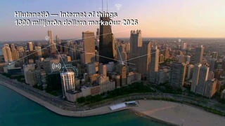 Hlutanetið — Internet of things
1300 milljarða dollara markaður 2026
 