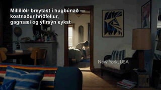 Milliliðir breytast í hugbúnað —
kostnaður hríðfellur,
gagnsæi og yfirsýn eykst
 