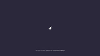 For more information, please contact: linkedin.com/in/cjbailey
 