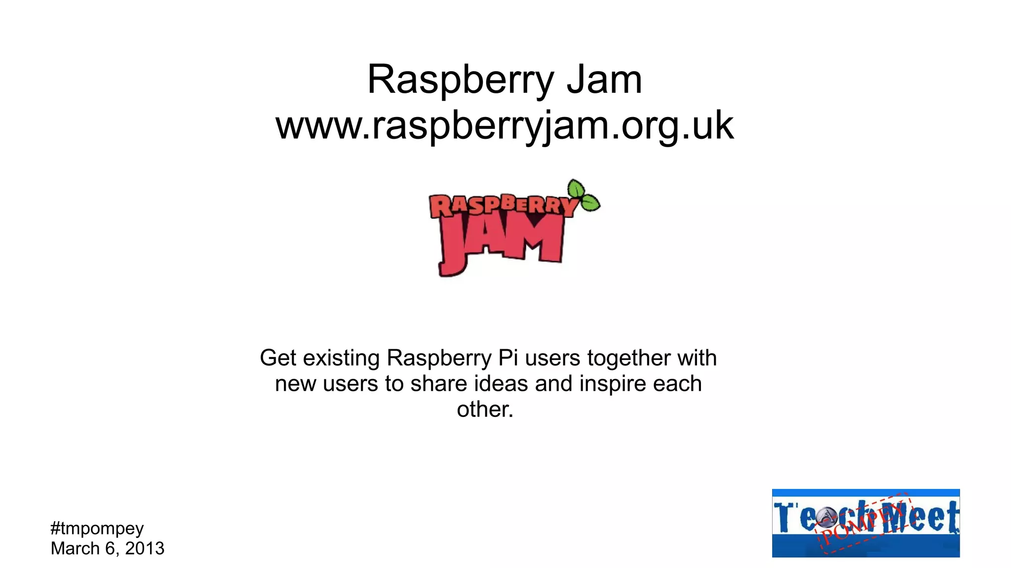 Teachmeet Pompey Presentation PPT Teachmeet pompey presentation ppt