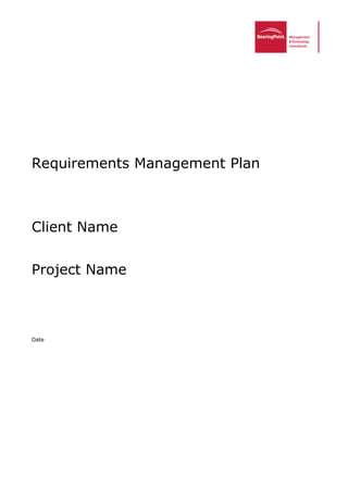 Tmp requirements management
