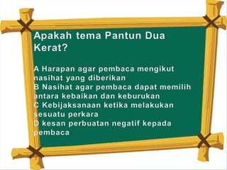 Pantun Tingkatan 1