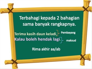 Pantun Tingkatan 1