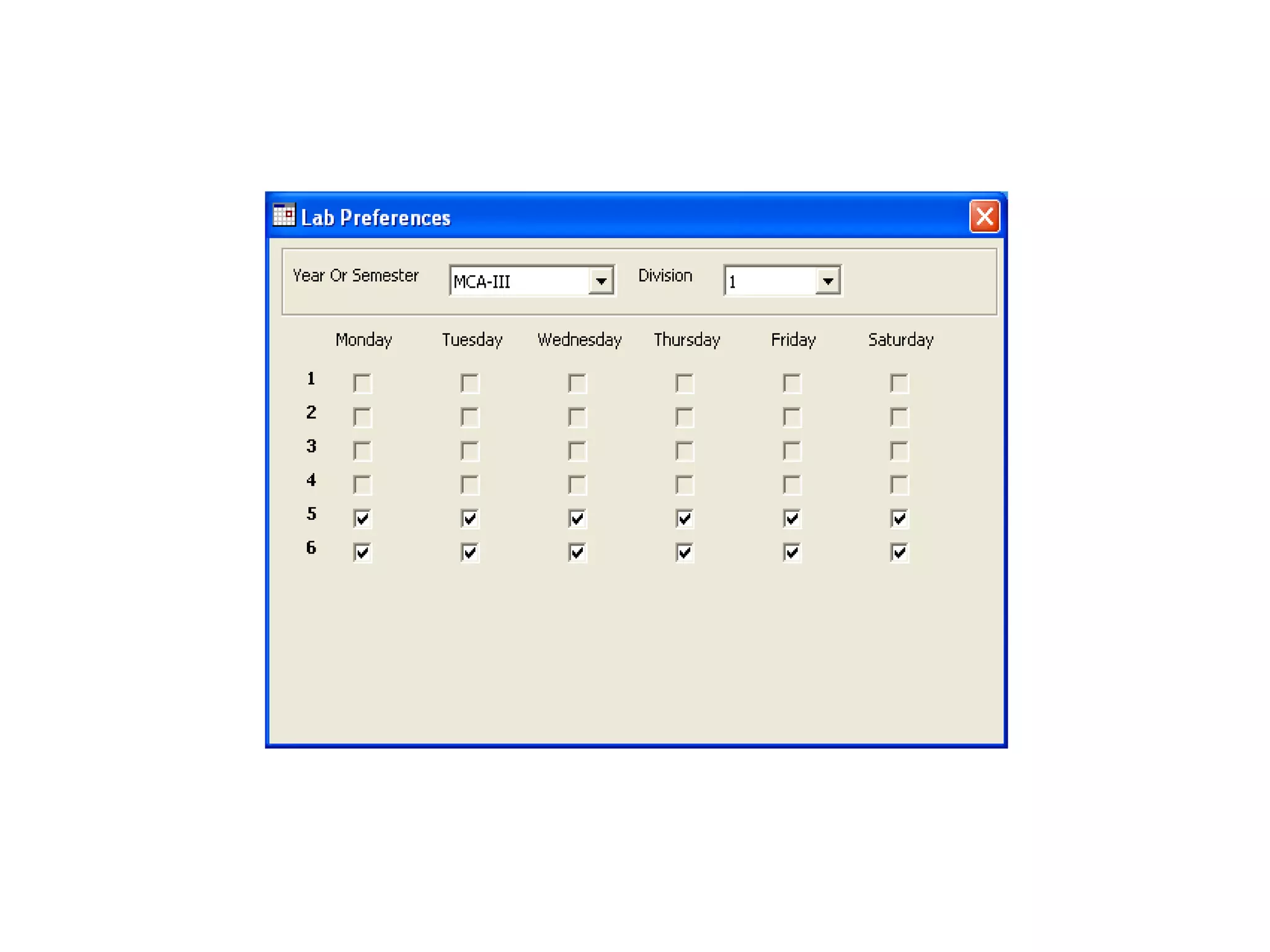 Automated School Time Table Generator