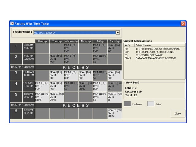 Automated School Time Table Generator Ppt Automated School Time Table Generator Ppt