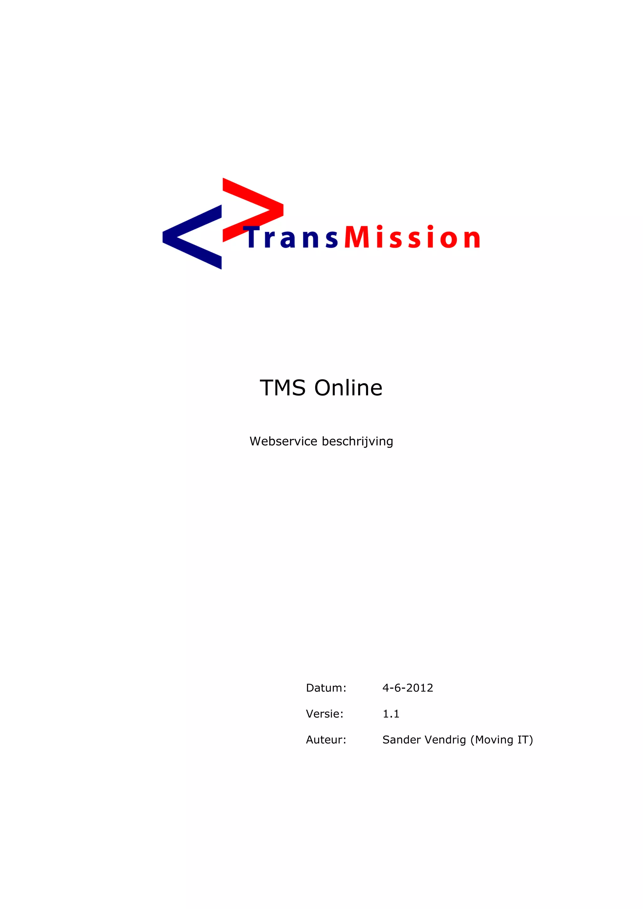 Tms online 1 1 | PDF