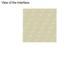 View of the Interface

 