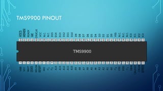 TMS9900 PINOUT
 