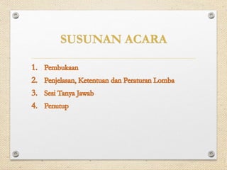 SUSUNAN ACARA 
 