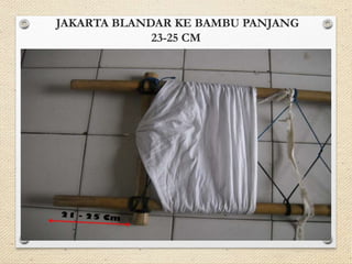 JAKARTA BLANDAR KE BAMBU PANJANG 
23-25 CM 
 