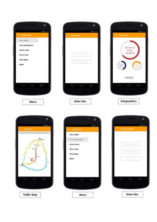 Menu Enter Info. Infographics
Traffic Map Menu Enter Info.
 