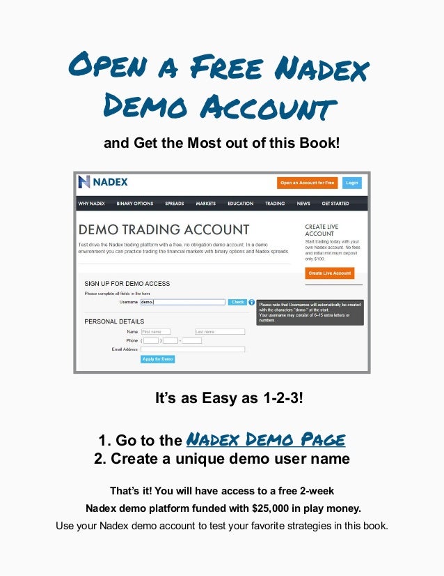 Nadex - Trade CFTC regulated binary options from the US