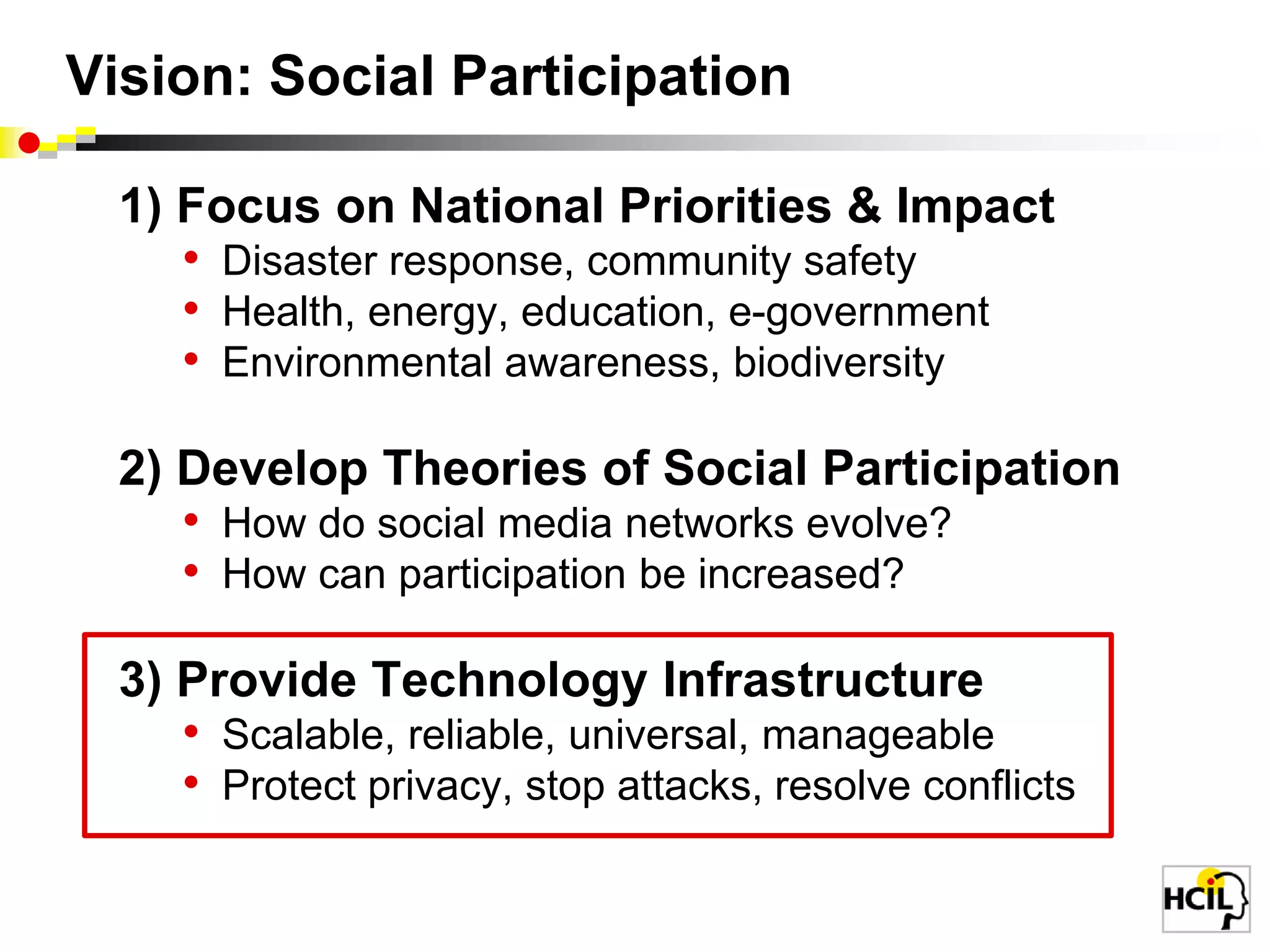 From Reader to Leader:Motivating Technology-Mediated Social ParticipationAllUsersReaderContributorCollaboratorLeader`Preece & Shneiderman, AIS Trans. Human-Computer Interaction1 (1), 2009  aisel.aisnet.org/thci/vol1/iss1/5/ 