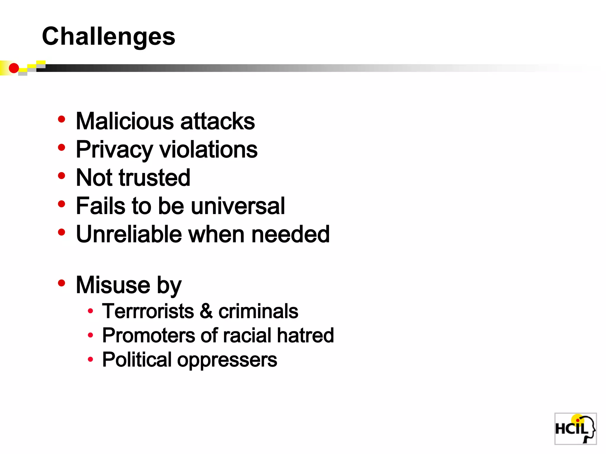 Early Steps               Informal GatheringCollege Park, MD, April 2009Article: Science March 2009BEN SHNEIDERMANhttp://iparticipate.wikispaces.com