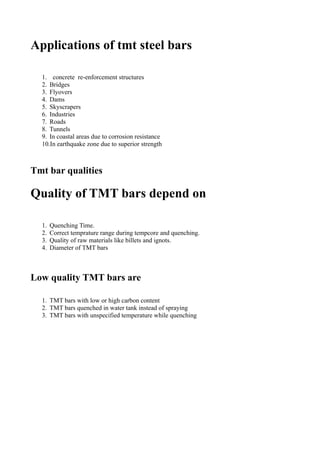 Tmt Structure Tmt Bar 3 | ODT
