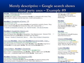 Merely descriptive – Google search showsMerely descriptive – Google search shows
third party uses – Example #9third party uses – Example #9
 