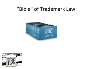 “Bible” of Trademark Law
 