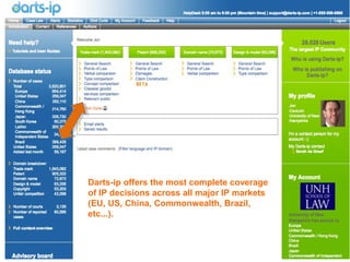 Darts-ip offers the most complete coverage
of IP decisions across all major IP markets
(EU, US, China, Commonwealth, Brazil,
etc...).
 