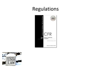 Regulations
 