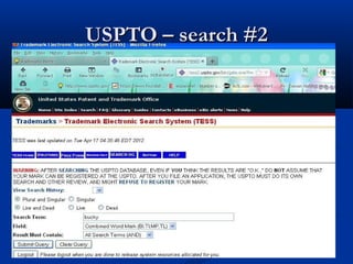 USPTO – search #2USPTO – search #2
 
