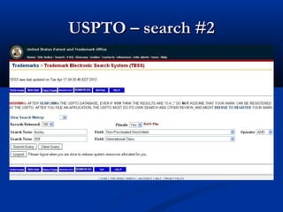 USPTO – search #2USPTO – search #2
 