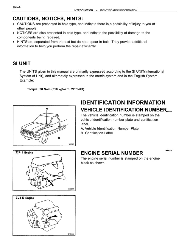 Toyota_manual_de_taller_toyota_22r_1988_al_1998_en_ingles.pdf | Free ...