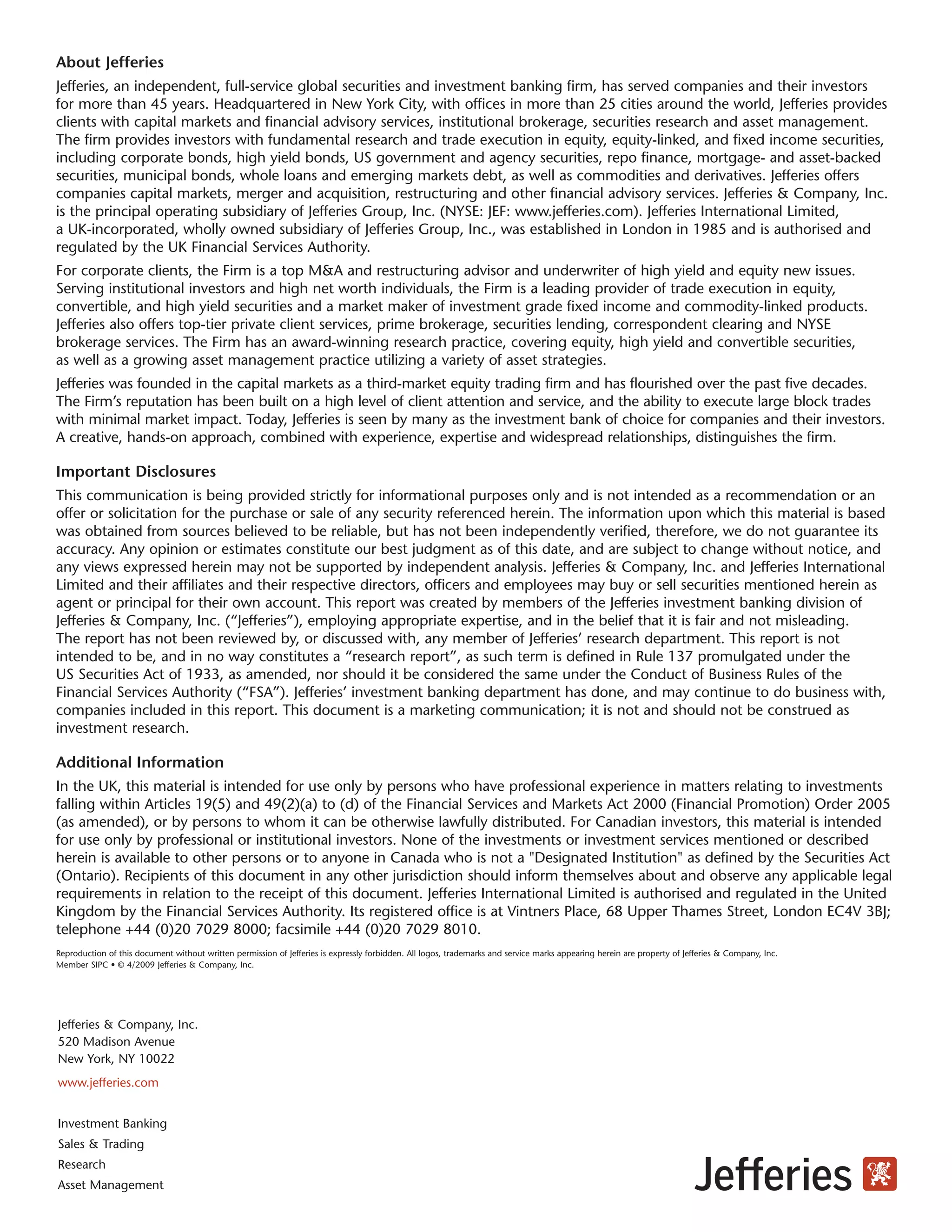 TMT Q1 Review by Jefferies