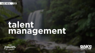 talent
management
 