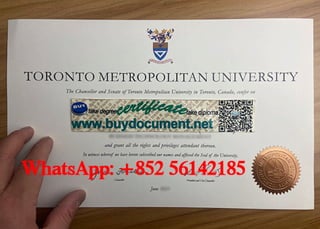 How much for a fake TMU diploma? Buy a fake Ryerson University diploma